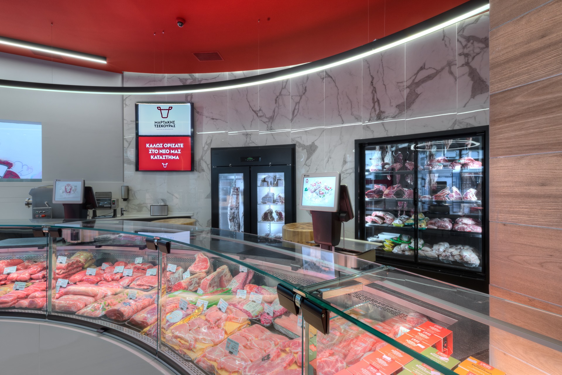 希腊肉市 | 功能布局与视觉动线的完美结合-30