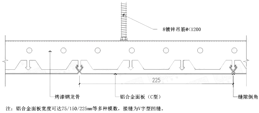 《室内设计联盟年刊》解读，金属天花节点安装全攻略-18