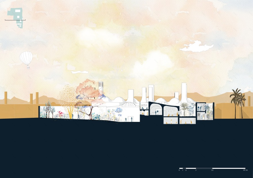 伊朗亚兹德双路径 hammam 设计-5