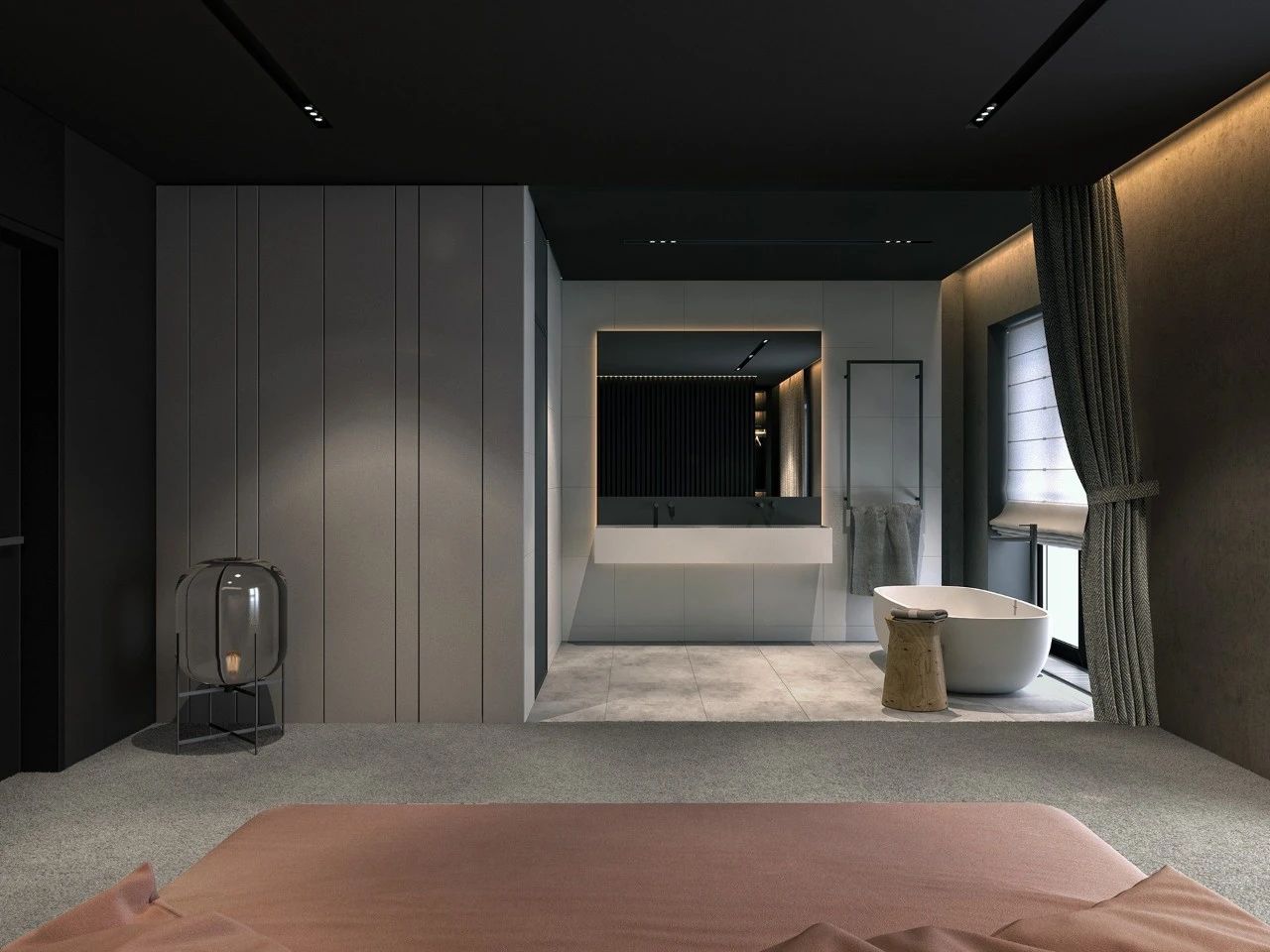 深色系的雅致空间-9