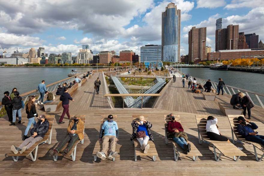 纽约 Pier 26 公园丨美国纽约丨The Olin Studio 与 Landscape Forms-5