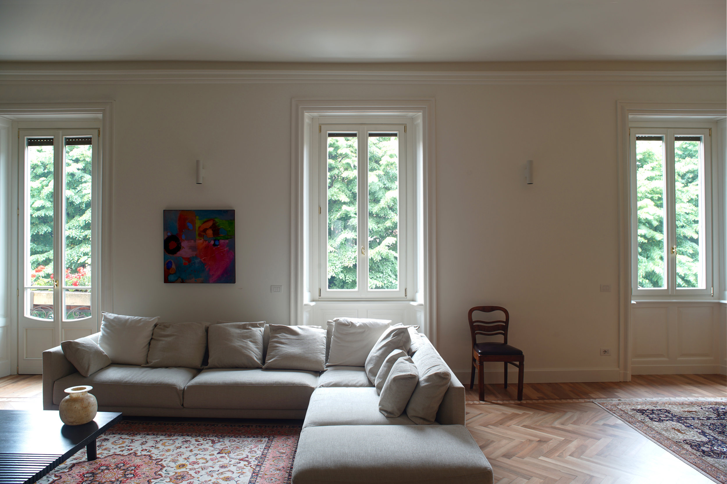 米兰中心地带的精致公寓改造-2