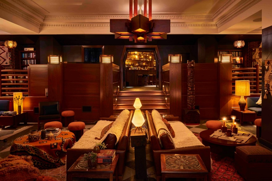 芝加哥 Freehand 酒店 | 复古工艺风融入温馨社区氛围-12