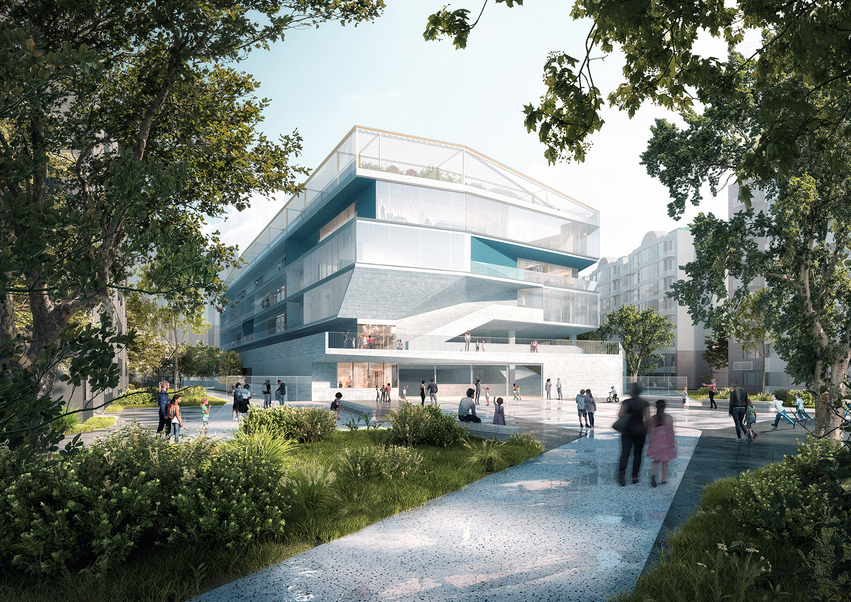 重叠校园:莲花小学校园设计丨中国深圳丨reMIX 工作室,中国建筑科学研究院有限公司-5