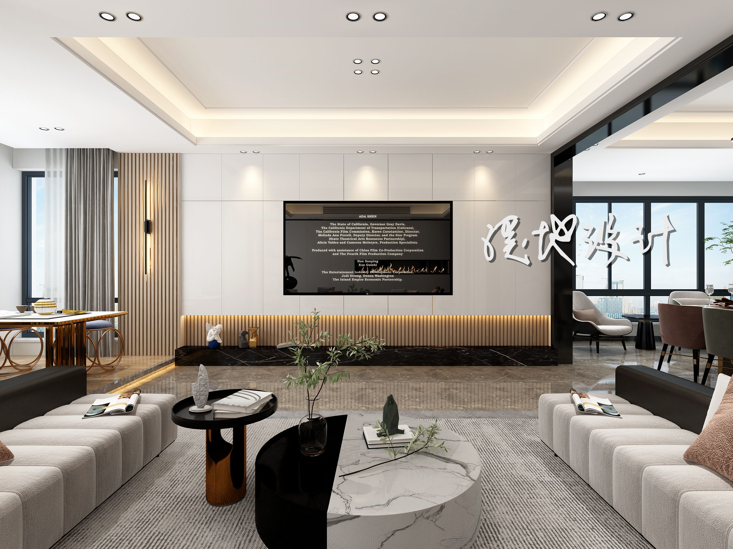 近期现代家装作品案例-4