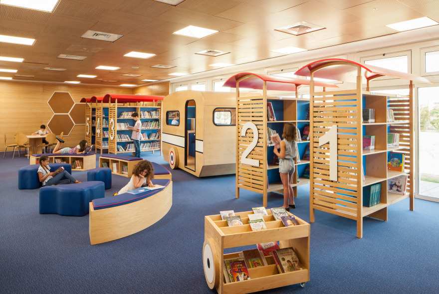 以色列 King Solomon 学校儿童图书馆-0