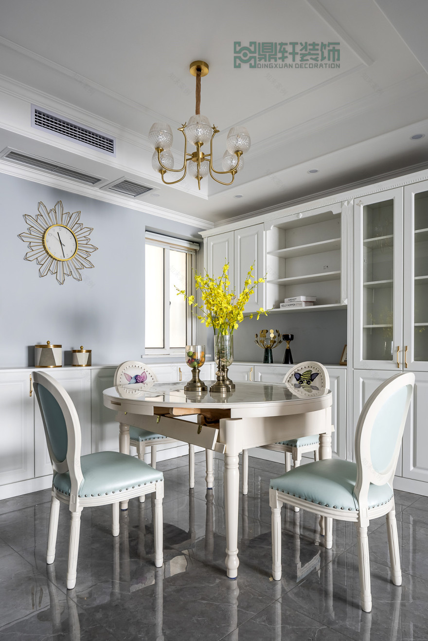 重庆鼎轩装饰 | 现代美式 130㎡老房爆改,加州百合园温馨家居空间-40