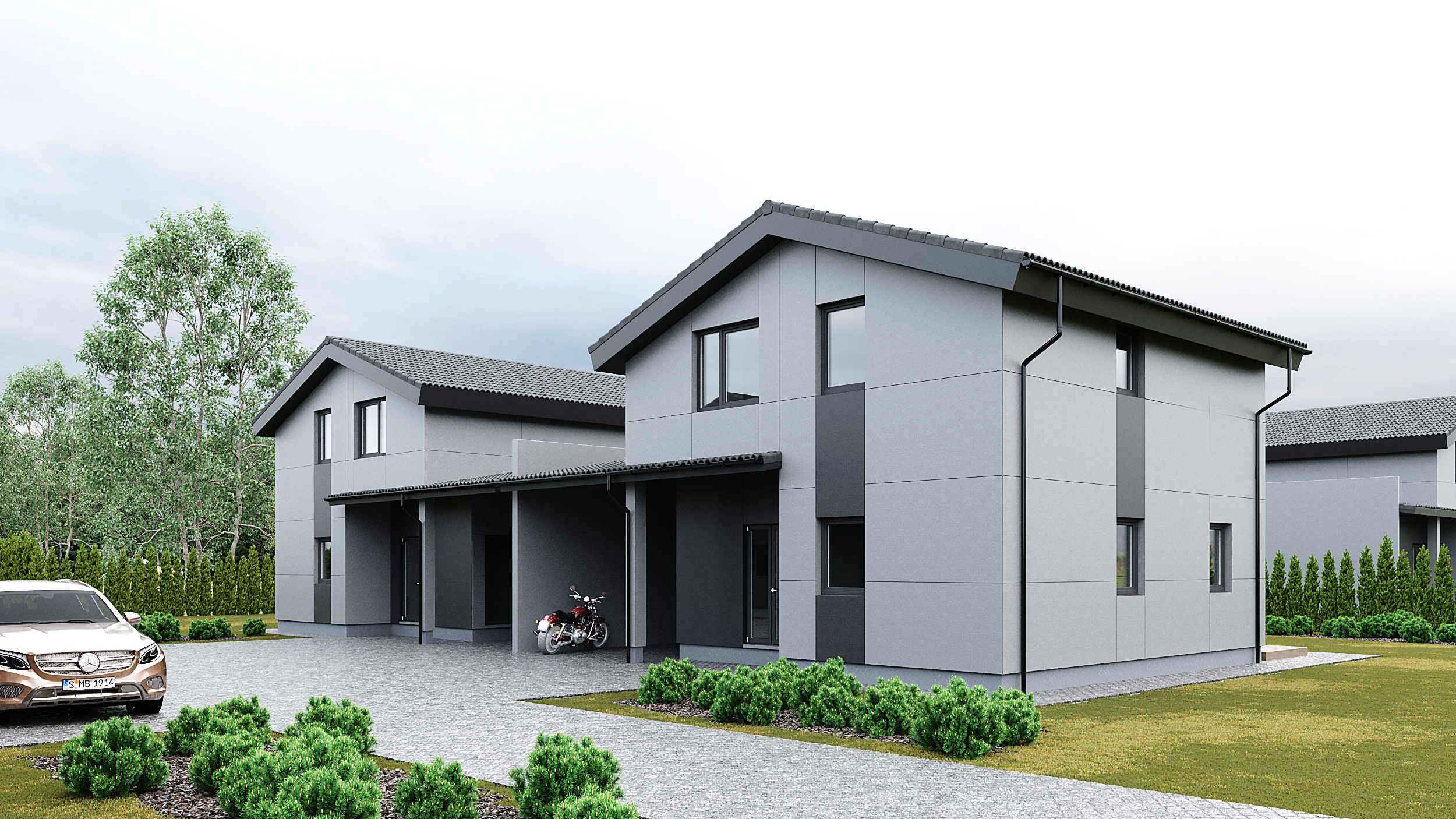 宁静郊区别墅,亲近自然的设计佳作-6