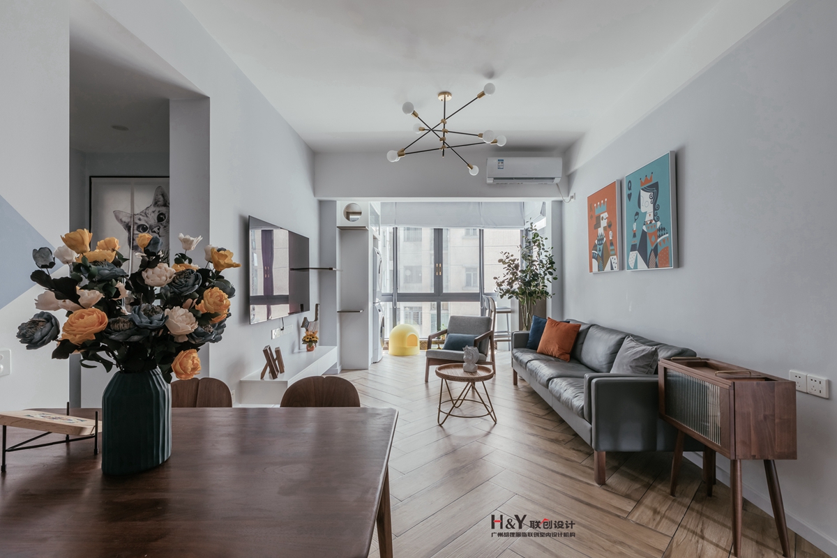 两人两猫78㎡家，阳台上这样设计幸福感提升两倍！-7