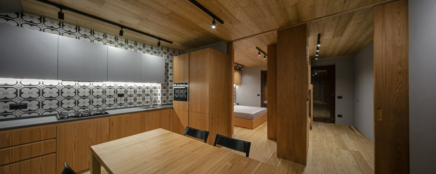 雪山周末小屋的温馨改造-15