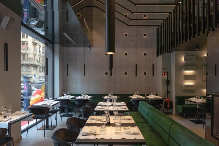 意式优雅融合日式料理,YAMA SUSHI RESTAURANT 打造精致餐饮空间-0