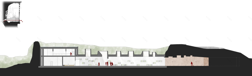 黑暗中的对话 · 罗马石矿遗址的室内设计-4