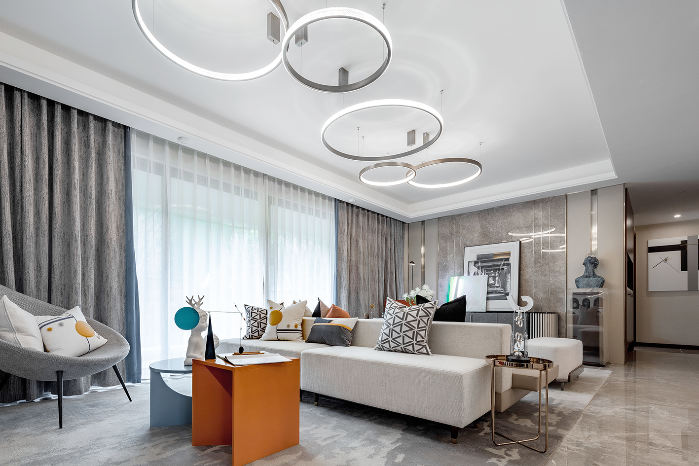 旭辉运河公元样板间A·B户型-2