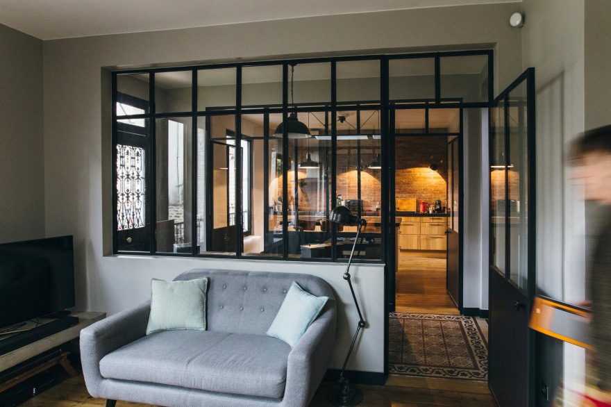 巴黎郊区百年别墅的现代重生-14