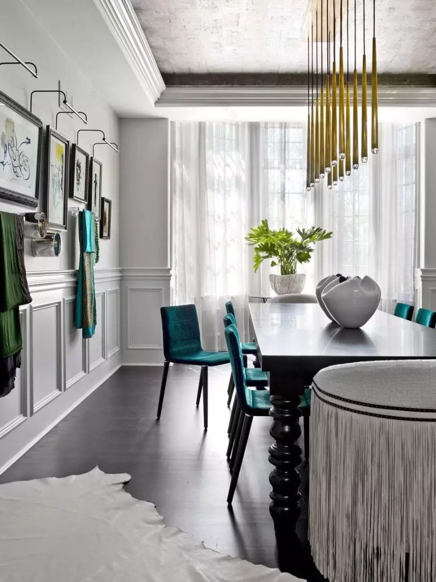 高级黑的艺术 | 芝加哥设计工作室的精致家居-24