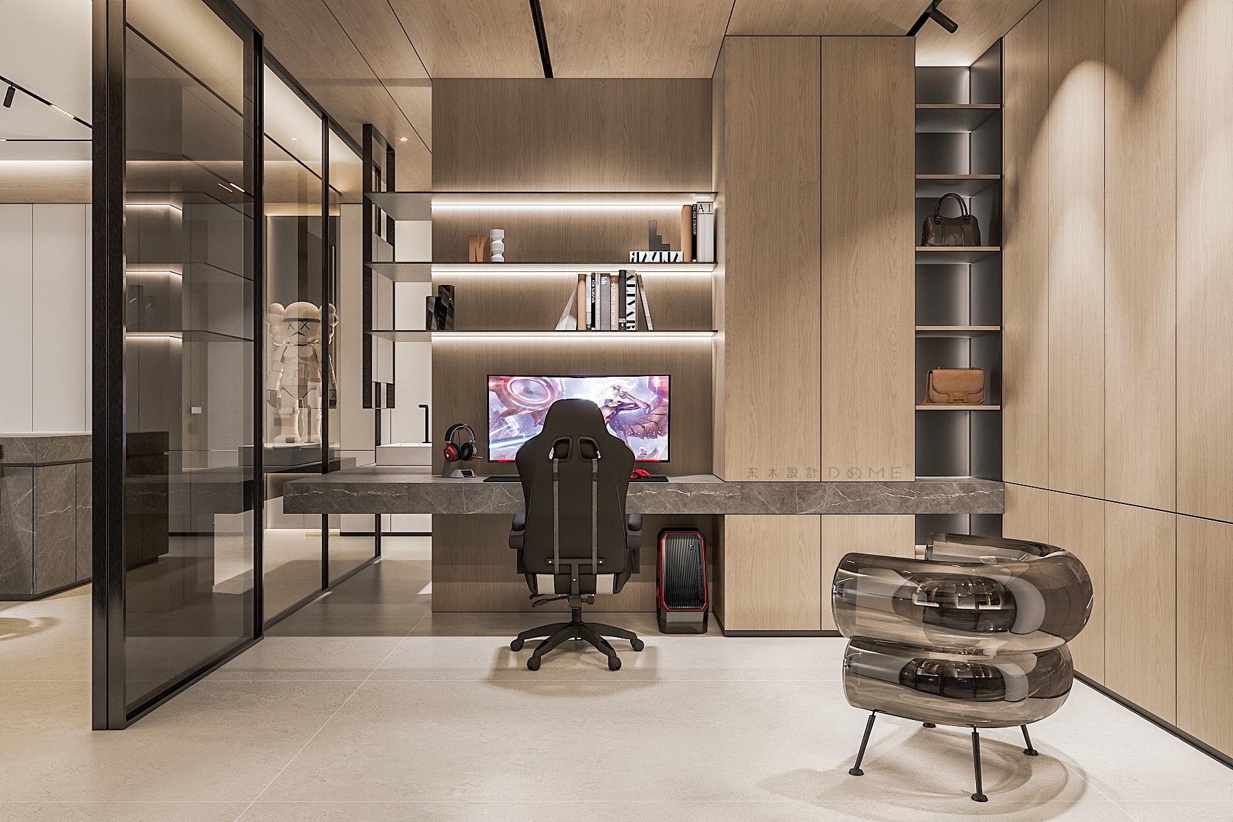 现代平层设计丨东木设计-19