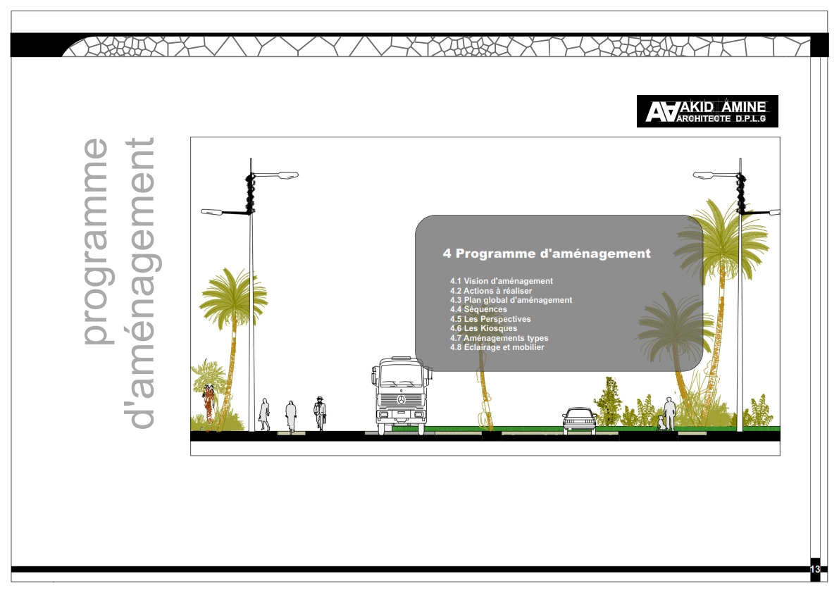 Proposition Urbaine Boulevard Mohamed VI-7