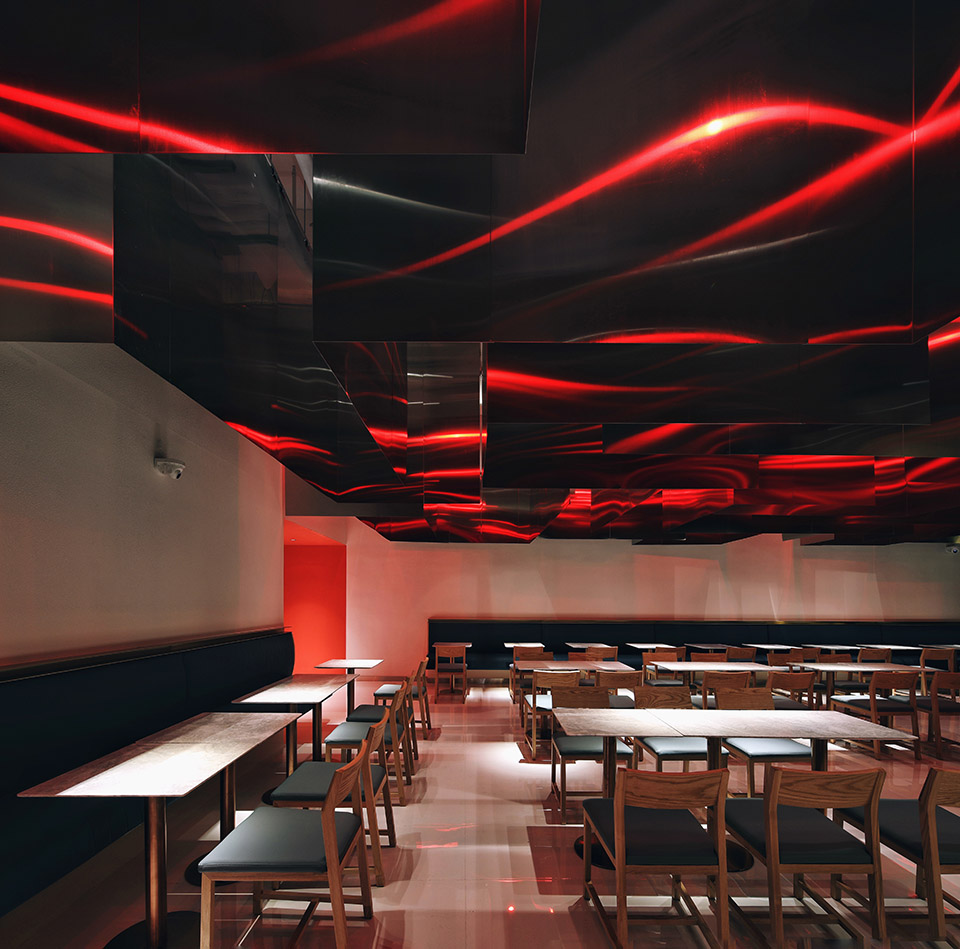 Auvers餐厅，深圳/沉重的悬铁和变幻的光影-21