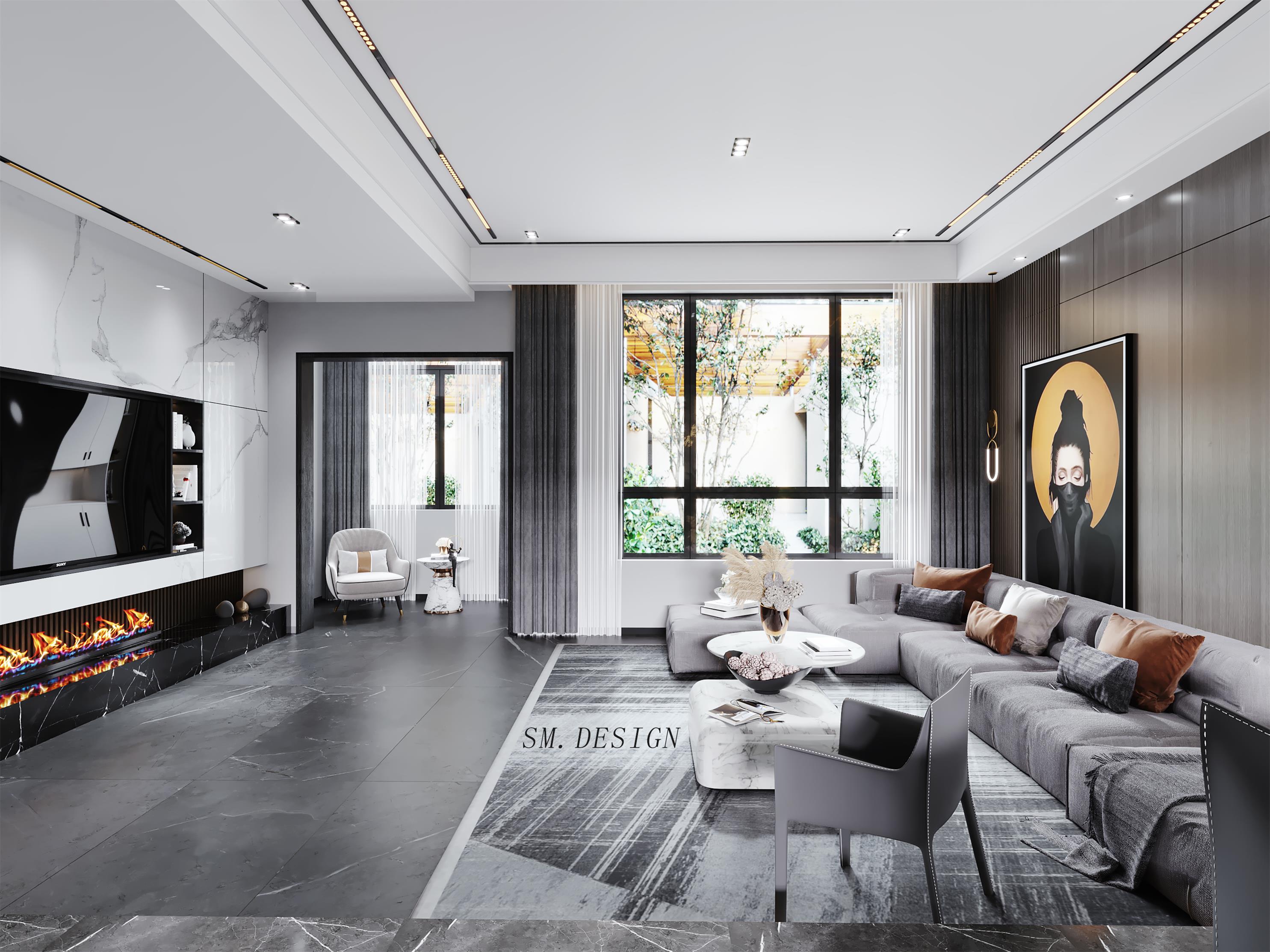 S.mu-家装案例 | 现代简约，沉稳温雅，气质翩然-4