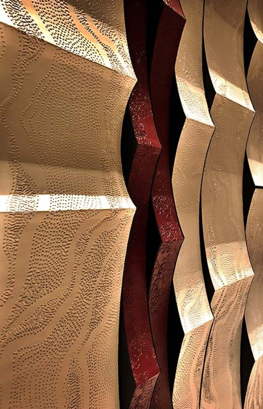 皮雕工艺在室内墙面设计中的应用-74