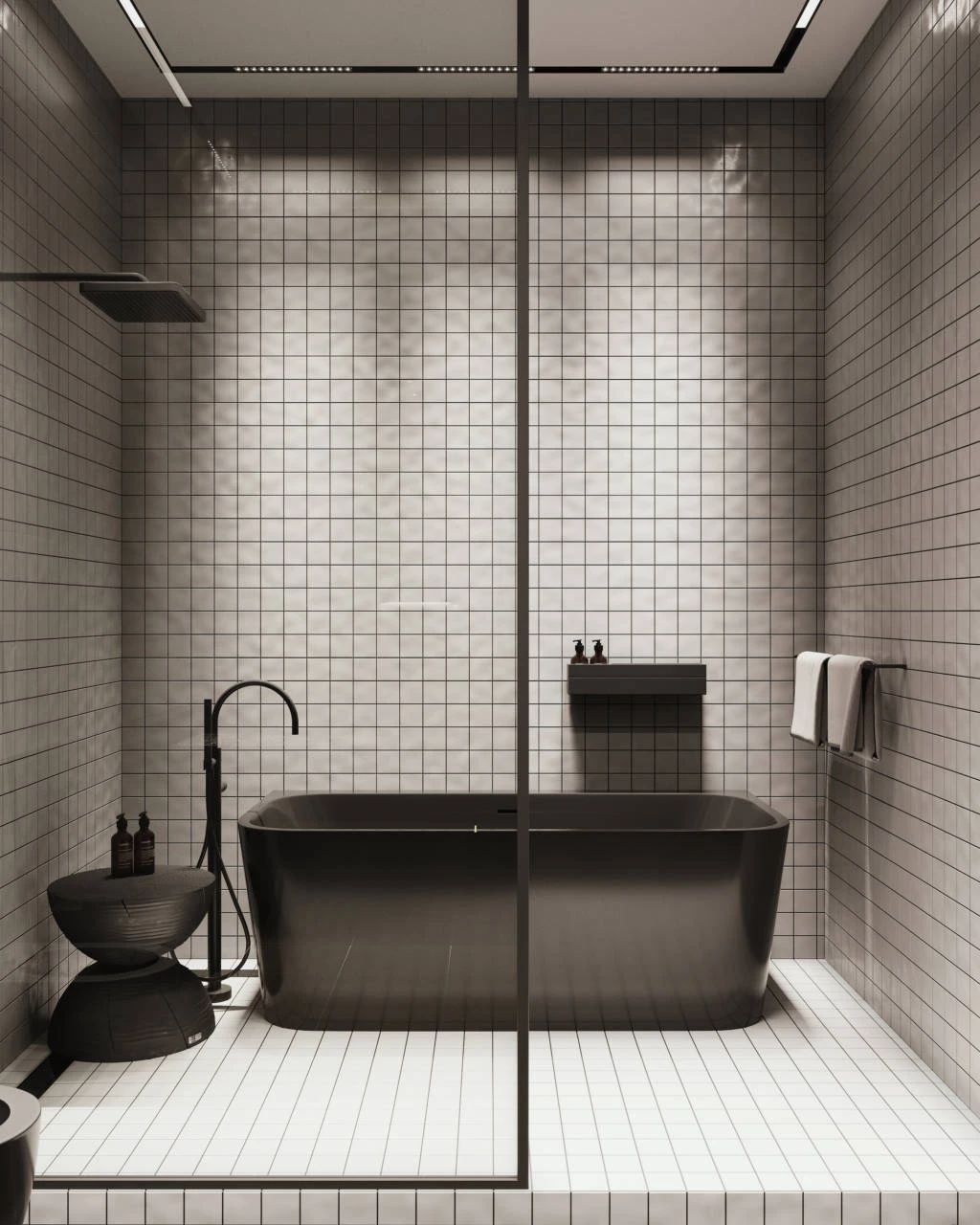 Mossebo 设计团队打造大气一居室,古典与现代完美融合-128