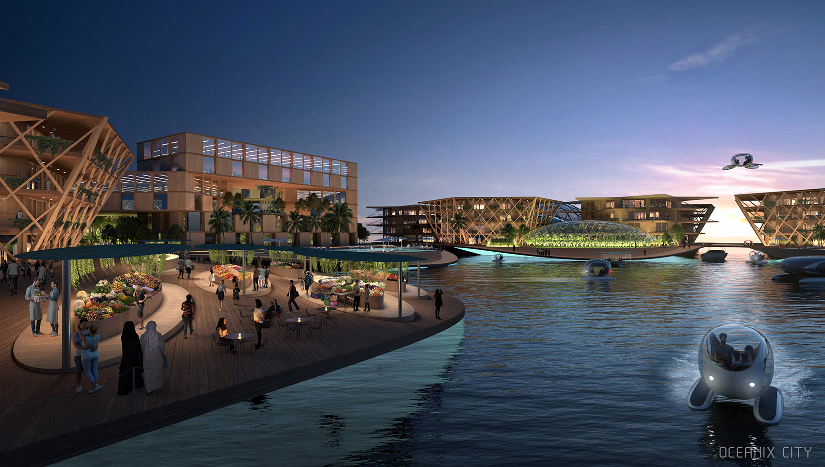 “Oceanix City”漂浮城市/全球第一个弹性化的、可持续发展的漂浮社区-48