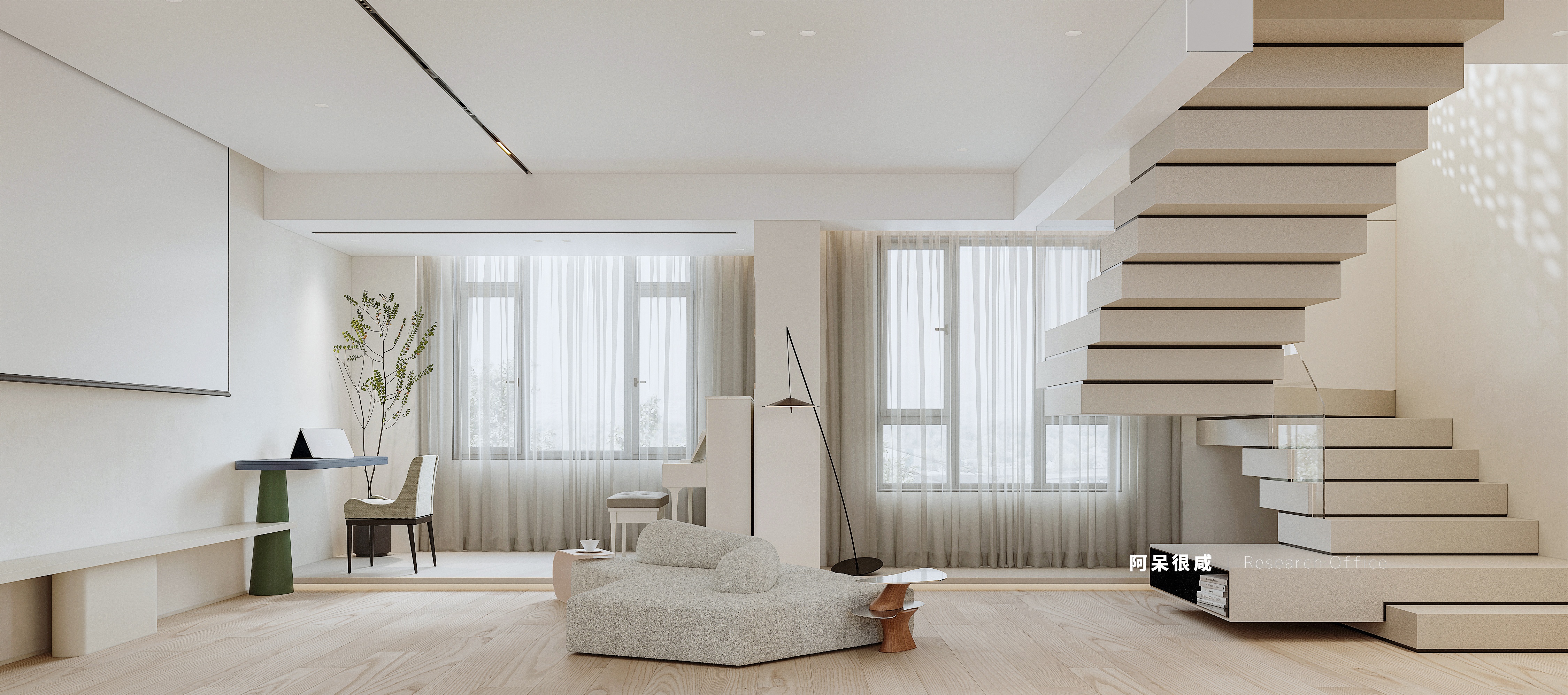 现代跃层 · 探索人心的美学空间-6