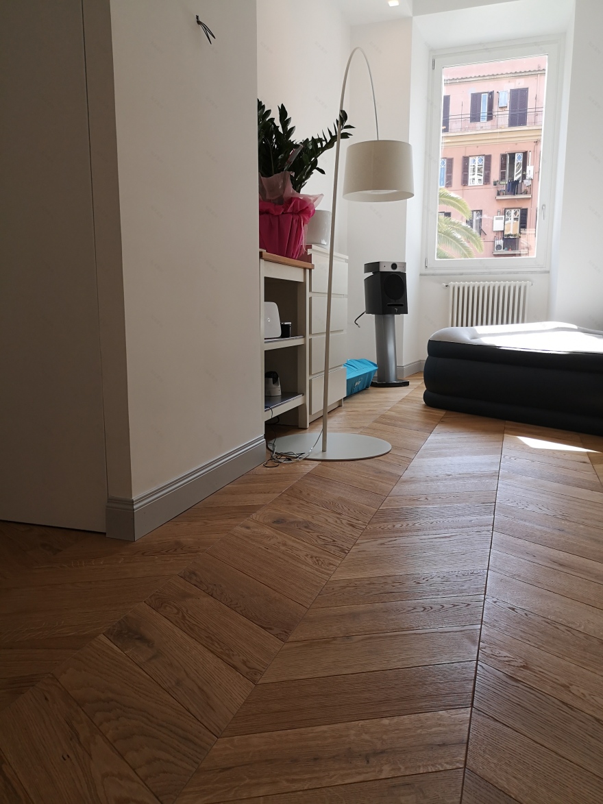 自然风格实木地板打造 100 平米普拉提公寓-4