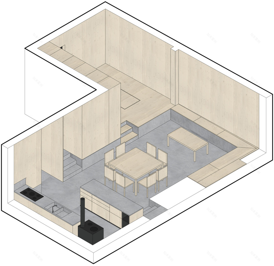 意大利 Kainua 山间住宅丨Ciclostile Architettura-27
