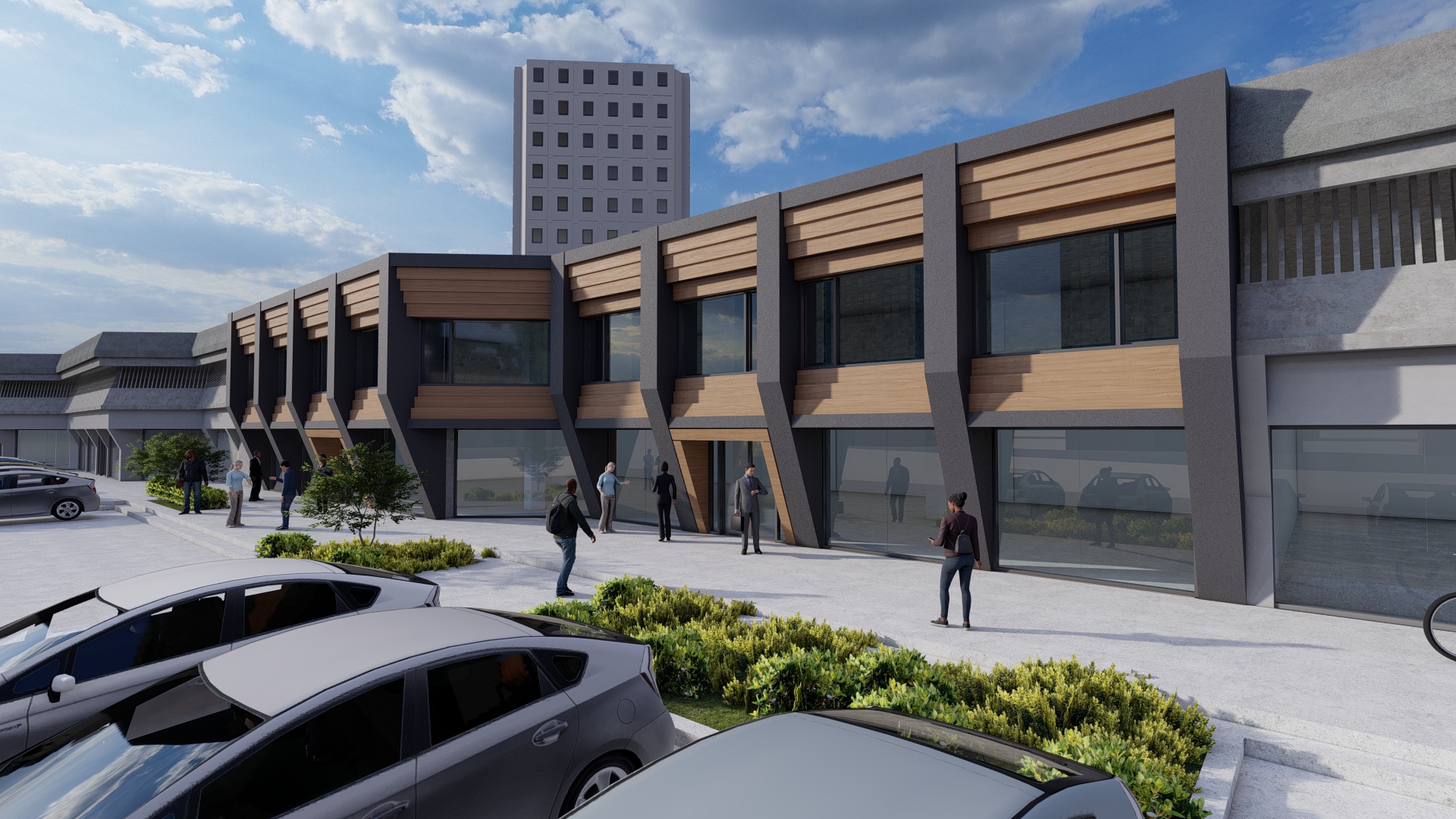 1978 年建筑翻新，打造商业适用的立面设计-8