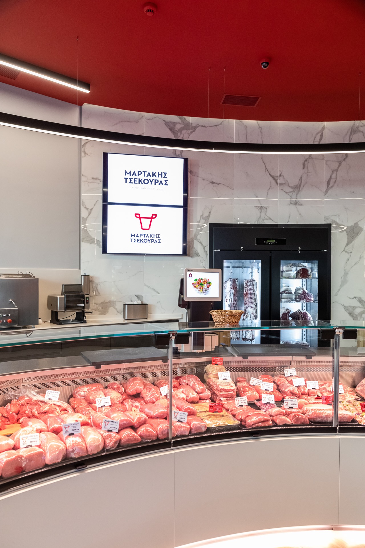 希腊肉市 | 功能布局与视觉动线的完美结合-21