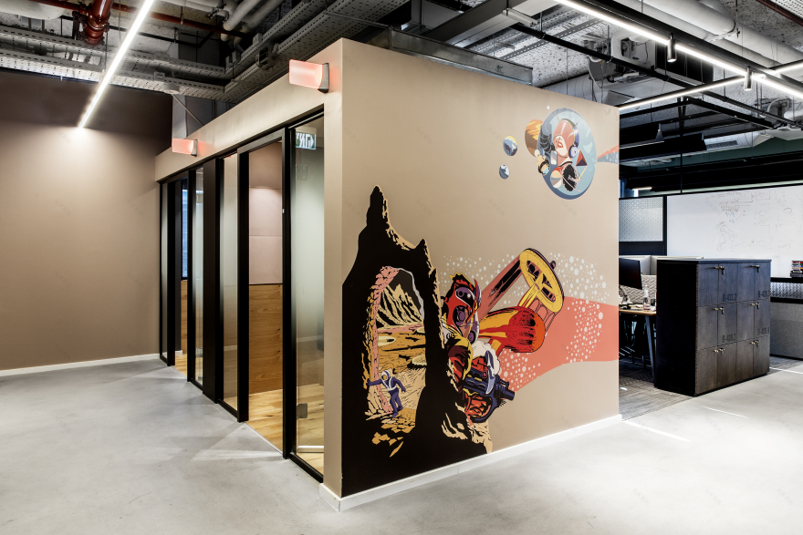 以色列 VARONIS 办公空间 以酒店式设计创造温馨高效工作环境-14