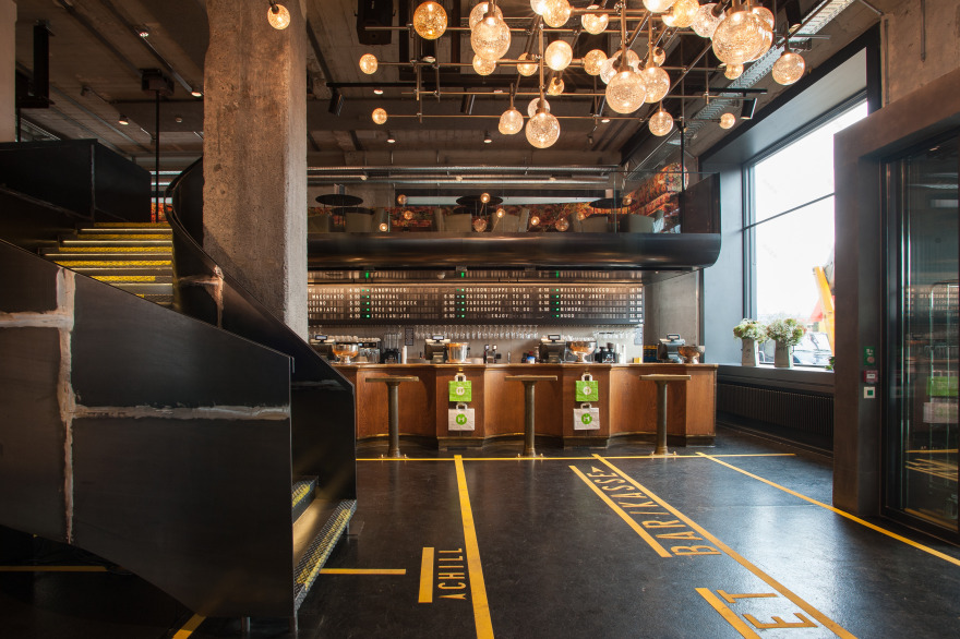 瑞士 Sihlpost Hiltl 餐厅设计-0