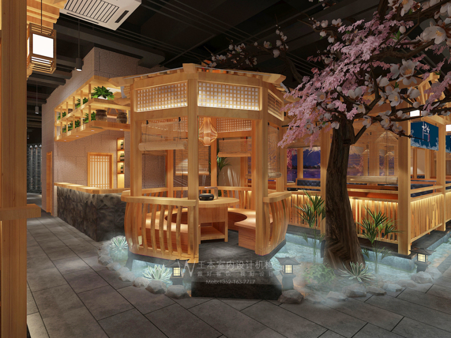 西宁万达九华牛烤肉店,打造仙境般的就餐环境-11