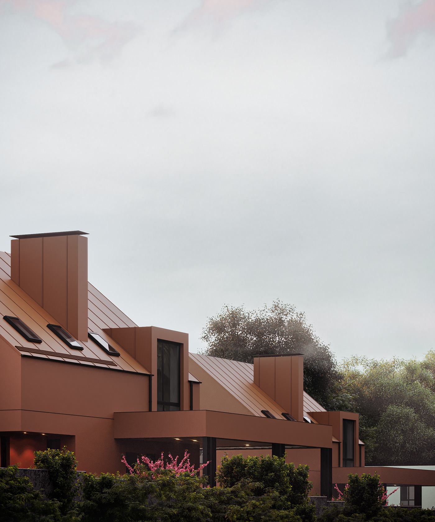 乌克兰现代简约别墅设计-4