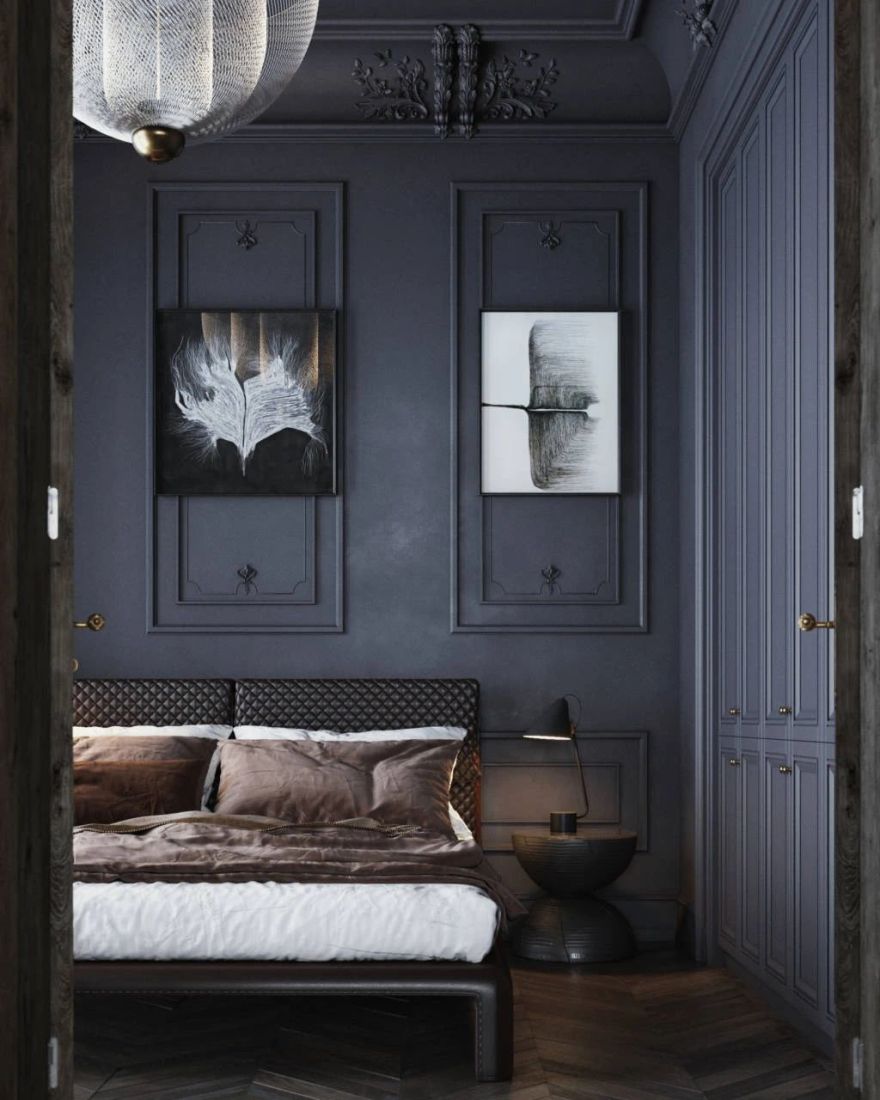 Mossebo 设计团队打造大气一居室,古典与现代完美融合-124