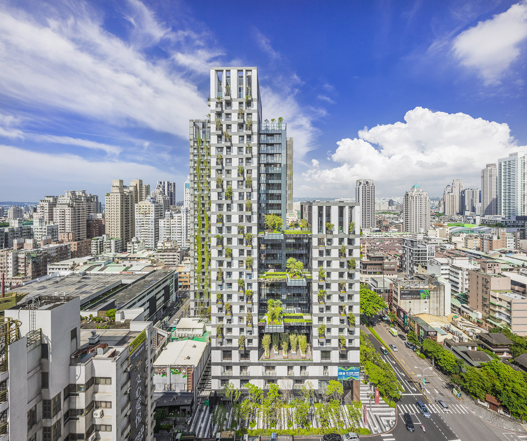 Sky Green住宅综合体，台中/城市中心的静谧花园-62