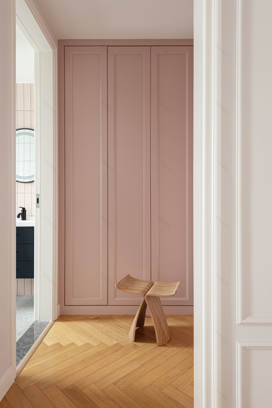 治愈系简法式风格住宅设计丨中国成都丨观白设计-55