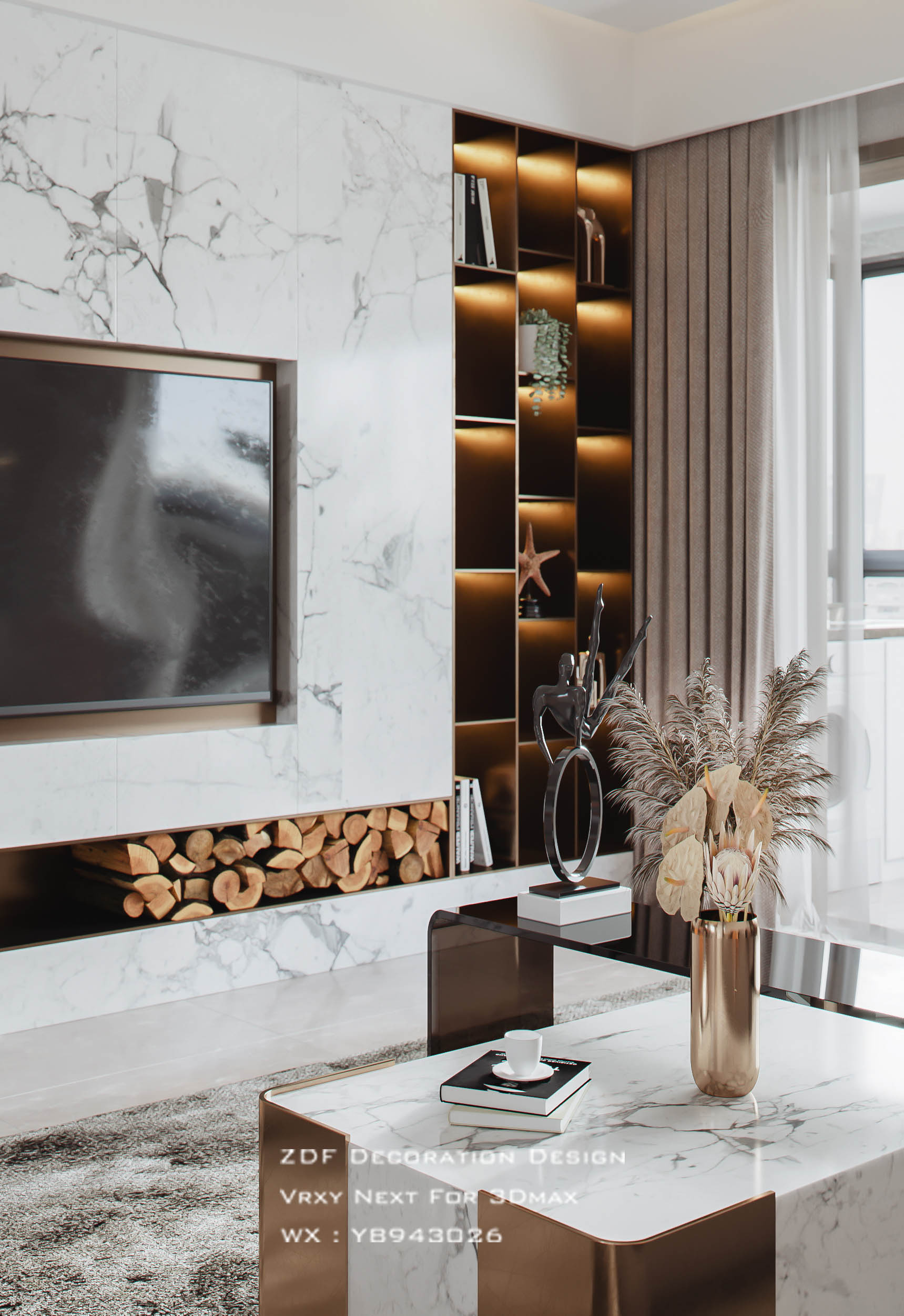 现代轻奢全案表现-9