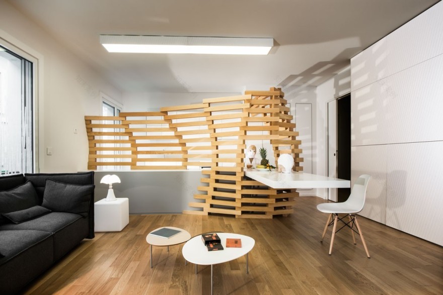 巴黎木波公寓 | 轻盈收纳的艺术-0