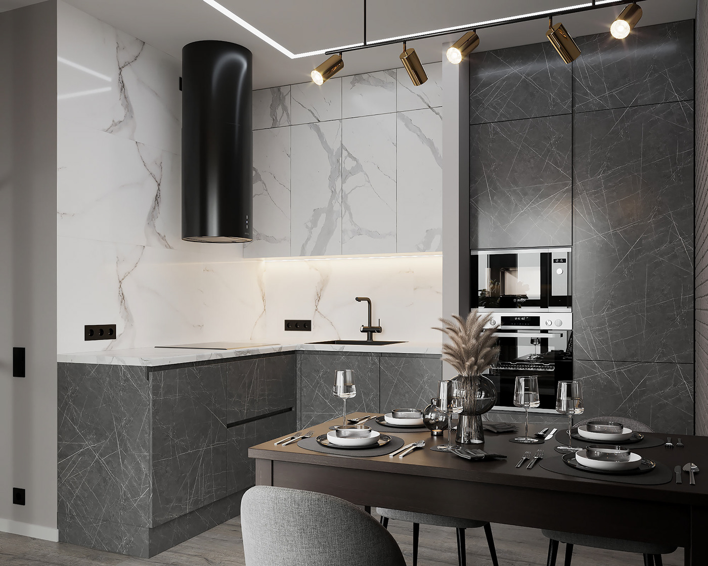 俄罗斯极简主义住宅设计-1