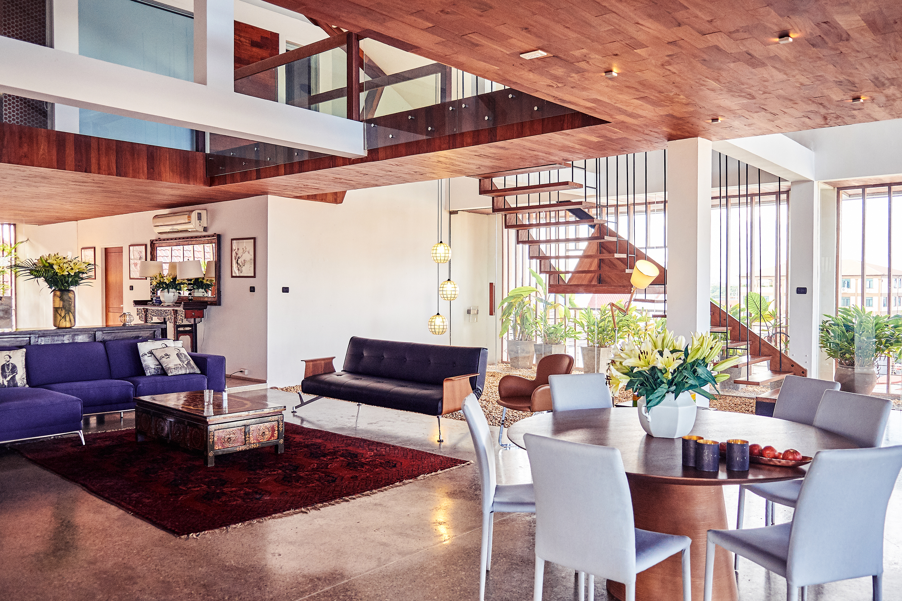 悬挂楼梯的空中楼阁·创新空间设计-4