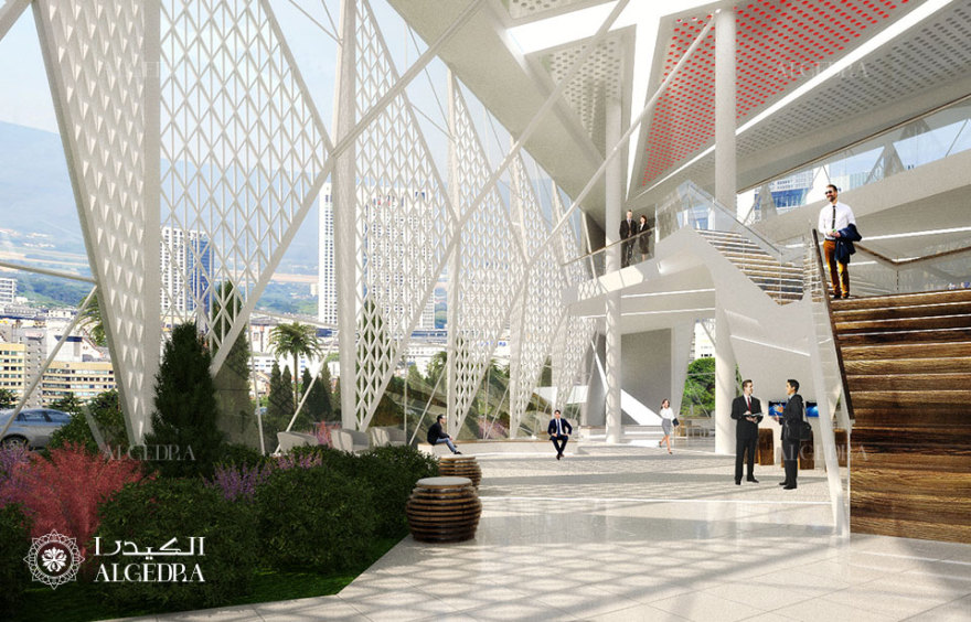 阿布扎比现代办公空间设计-0