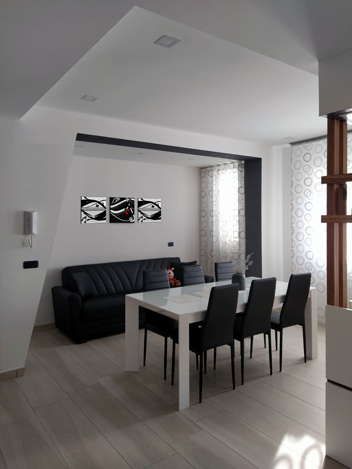 Progetto di zona living - Casa GG-4