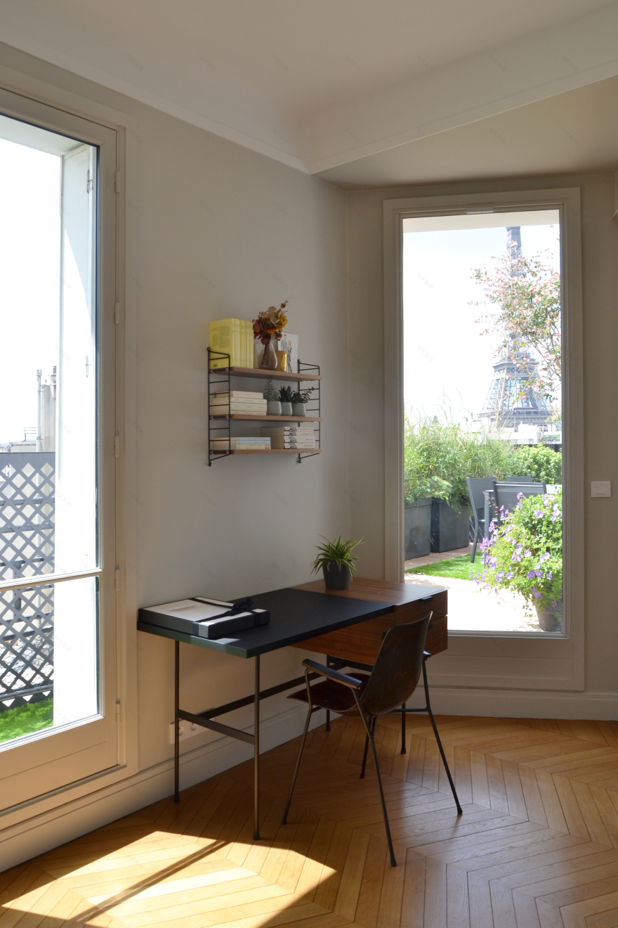 巴黎七号艺术装饰风格公寓 | 现代与复古的完美融合-6