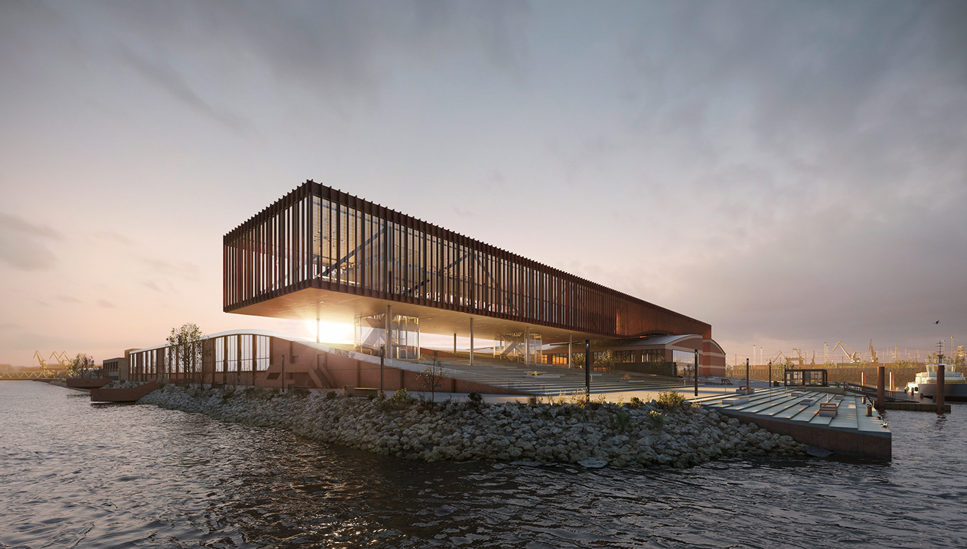 Island revitalization concept, Hamburg-1