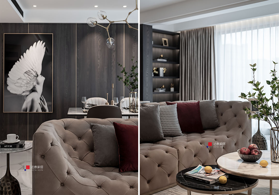 武汉 200㎡现代轻奢家居，融入古典元素，打造温馨共享空间-40