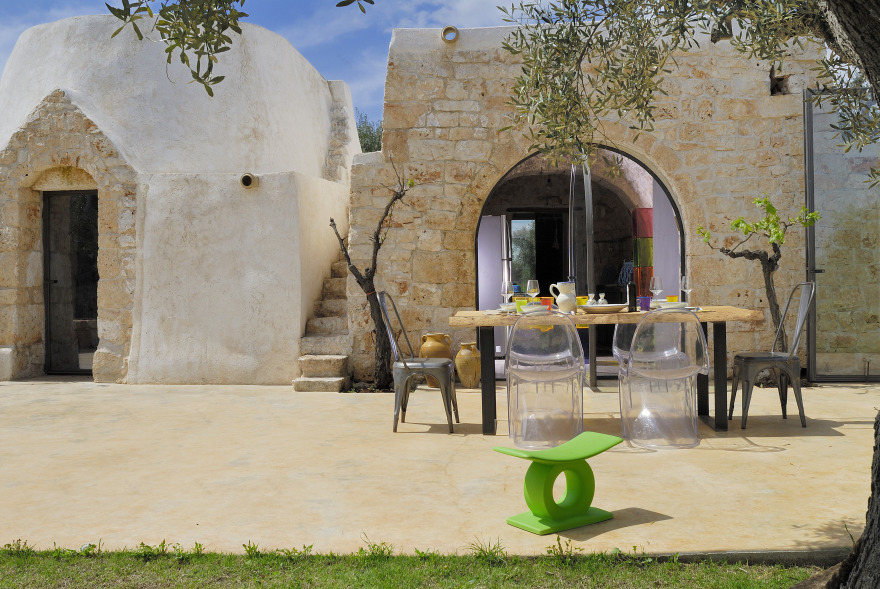 意大利乡村别墅,玻璃立方体与传统土屋的完美融合-24