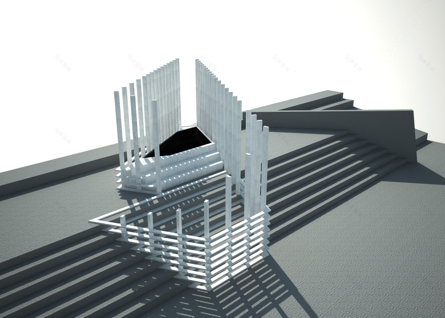 纸船唤起童年记忆,法国 Origamic 展厅设计展现地中海风情-13