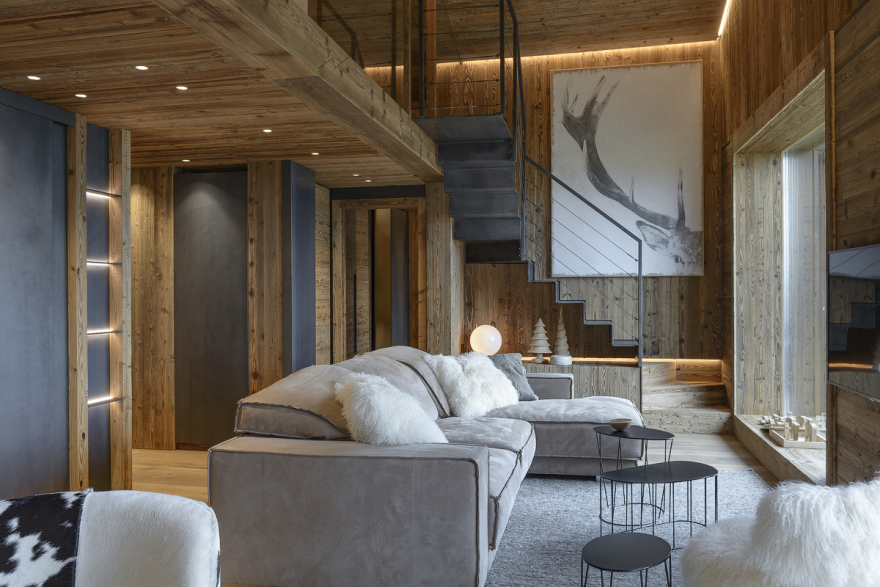 木质全景惊艳的山间度假屋-11